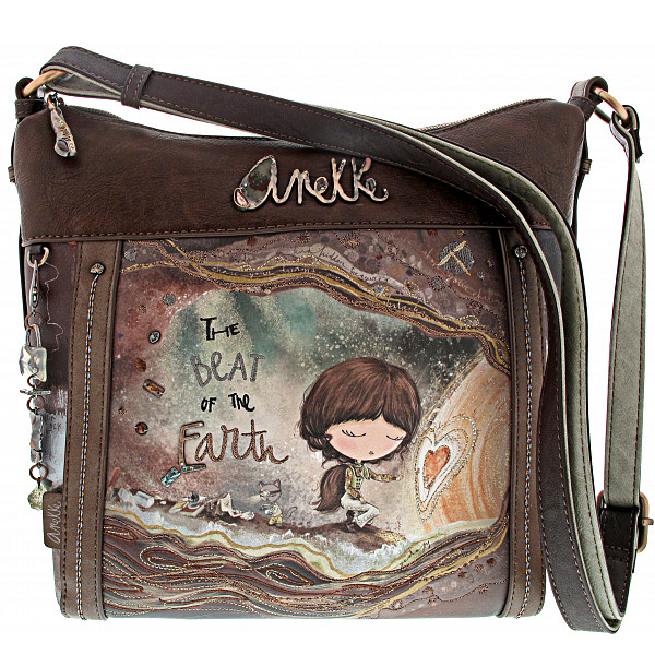 Anekke Core Tasche braun/grau/print