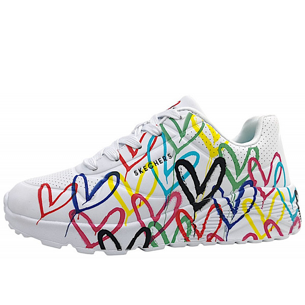 Skechers Uno Lite Schnürer WMLT white/multi