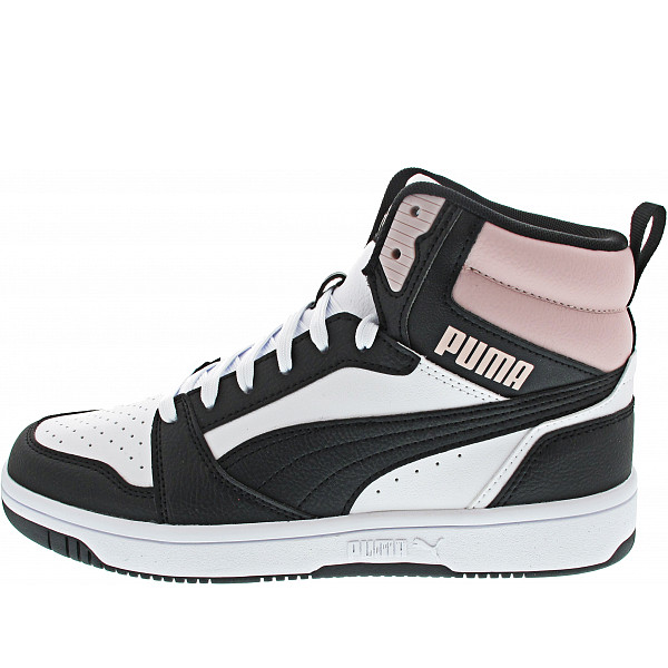 Puma Rebound v6 Sneaker high white-black-mauve mist