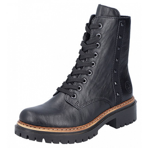 Rieker Schnürstiefel schwarz