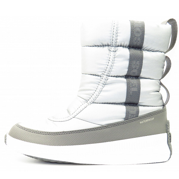 Sorel Out about puffy MID grau Winterstiefel silber Met.