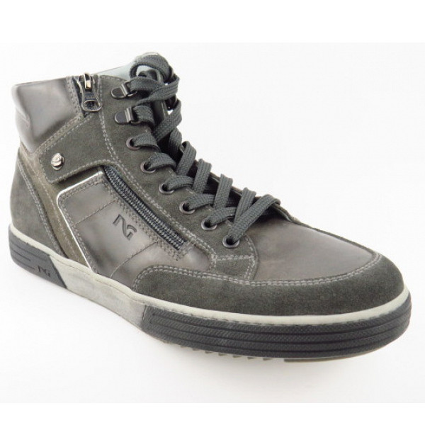 Nero Giardini Nubuk/Nappa anth. Sneaker high antracite