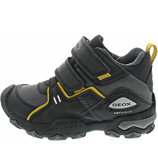 Geox Buller Klettstiefel black-dk yellow