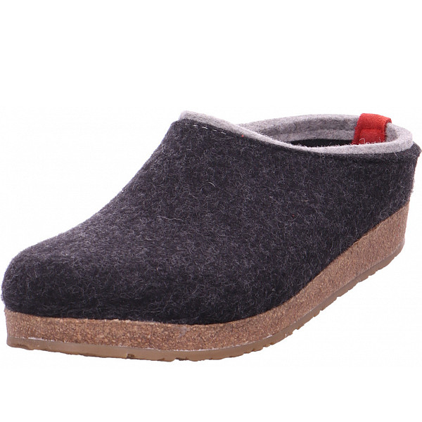 Haflinger Hausschuh grau