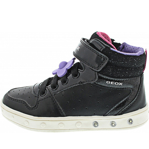 Geox Skylin Sneaker high black-fuchsia