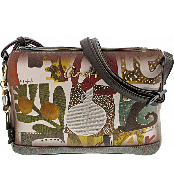 Anekke Amphora Muse Tasche beige/print/braun