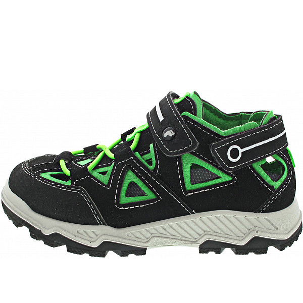 Ricosta Fraser Sandale schwarz-neon grün