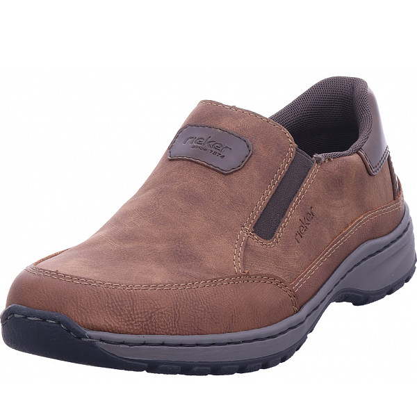 Rieker hwk herren halbschuhe Slipper braun
