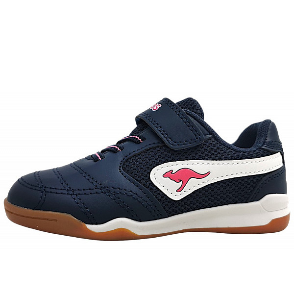 KangaRoos K-Braceyard EV Klettschuh dk navy/daisy pink 4204