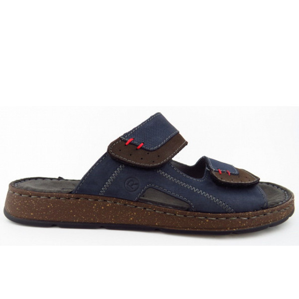 Rohde Nubuk Pantolette marine