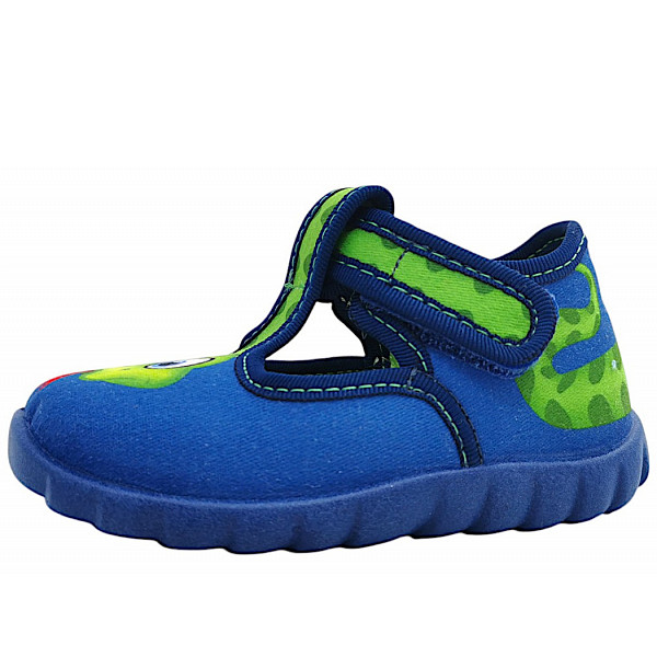 Fischer Markenschuhe Kinder Klett Hausschuh Hausschuh aqua 542