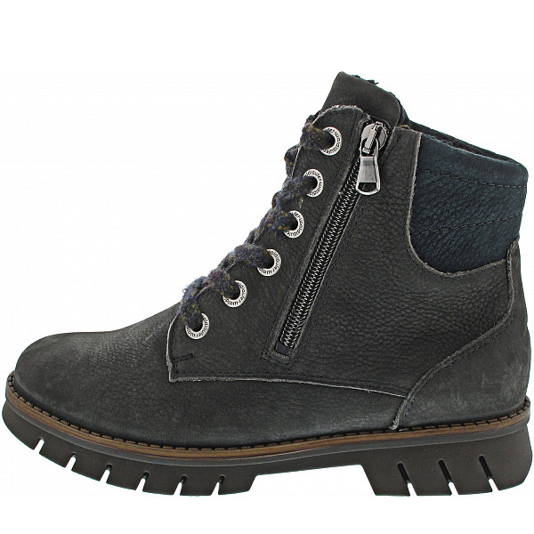 Waldläufer H-Xara Schnürstiefel carbon notte