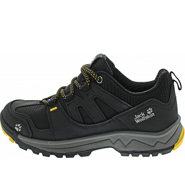 Jack Wolfskin Wolf Hiker Low K Wanderschuh black/burly yellow