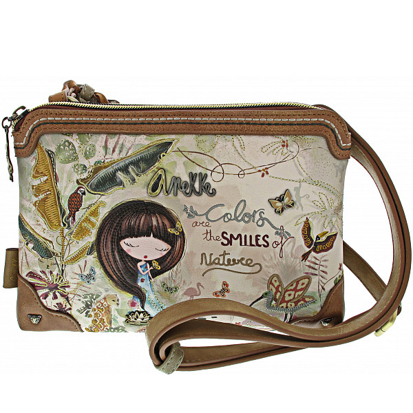 Anekke Amazonia Handbag Tasche braun/beige/grün