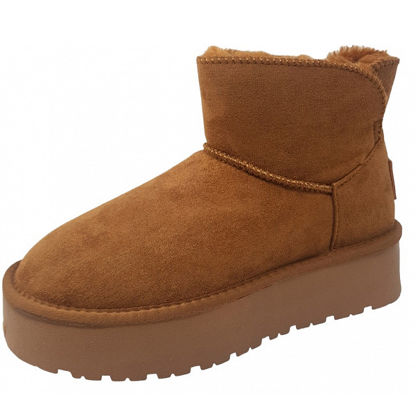 Xti Kurzstiefel camel WF