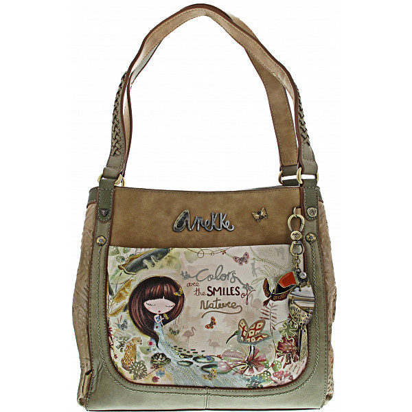 Anekke Amazonia Tasche braun/beige/bunt