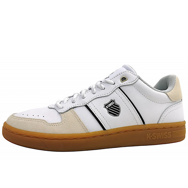 K-Swiss Lozan MAtch TC sportlicher Schnürer white/black/gum 138