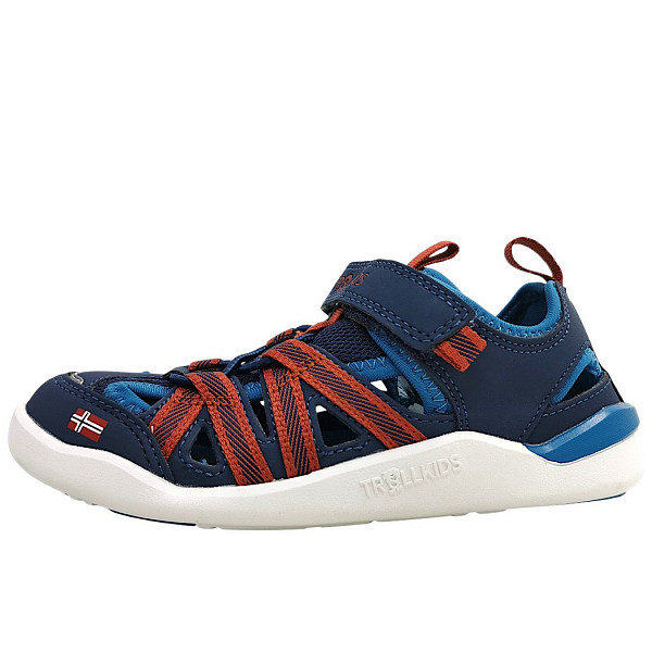 Trollkids Softfjord Barefoot Sandale mystic blue