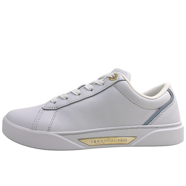 Tommy Hilfiger Chic Court sportlicher Schnürer white YBS