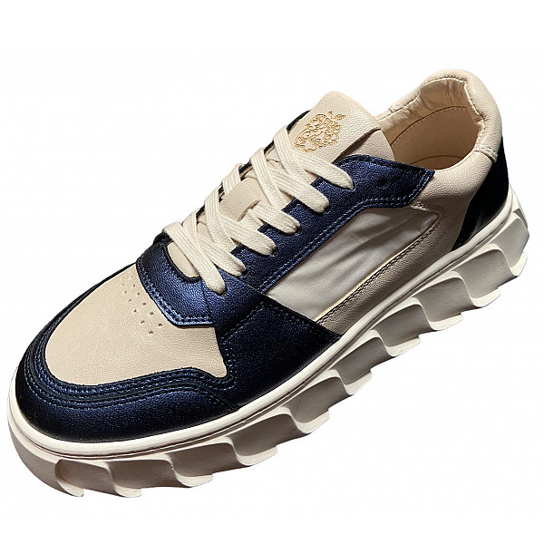 Apple of Eden Sneaker beige/blau