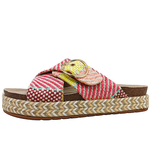 Post Xchange Pantolette fuchsia-multi