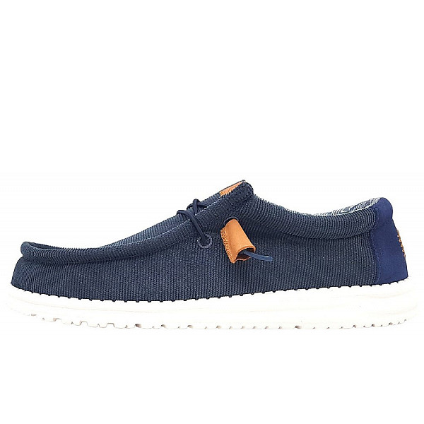 Hey Dude Wally Corduroy Slipper 410- Navy