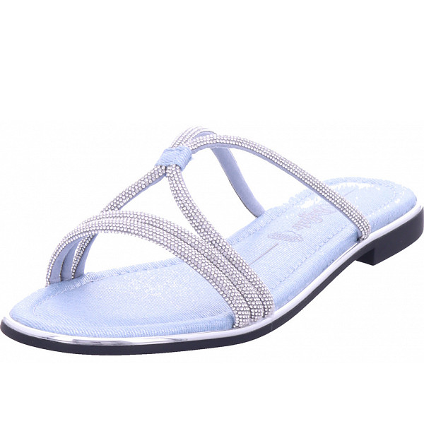 Buffalo Pantolette silber
