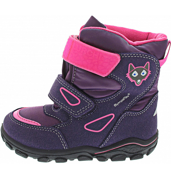 Lurchi Kenan-Symp Klettstiefel purple pink