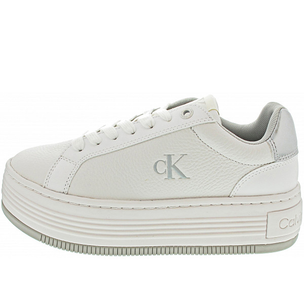 Calvin Klein Bold Flatf Low Lace MG Sneaker bright white-silver