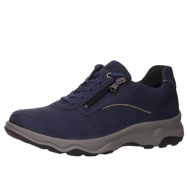 Waldläufer h-max Schnürschuhe blau