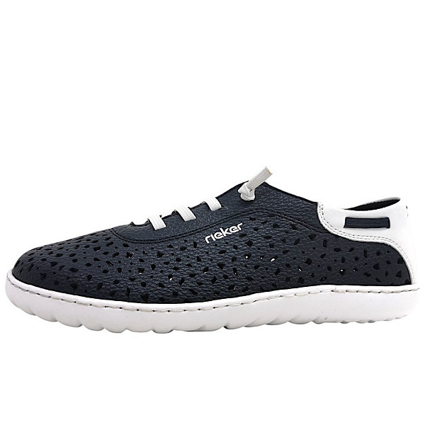 Rieker Slipper pazifik/weiss 14