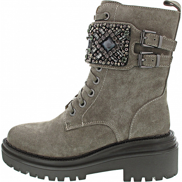 Alma en Pena Schnürstiefel taupe