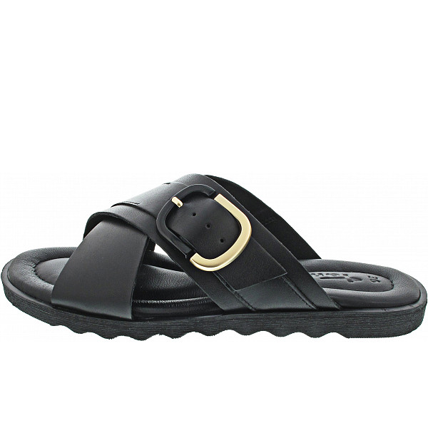 Tamaris Pantolette black leather