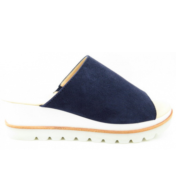 Gabor Velour bluette Pantolette bluette