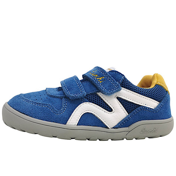 Lurchi Jamin Barefoot Klettschuh royal blue/yellow 3606