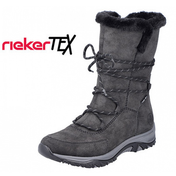 Rieker Stiefel grau