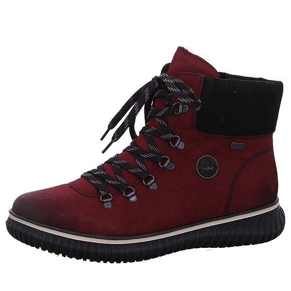 Rieker Schnürstiefel 35 bordeaux