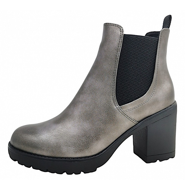 Marco Tozzi Stiefelette 908- Gun Metal