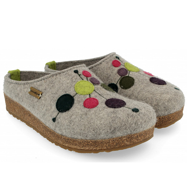 Haflinger Hauschuhe grau