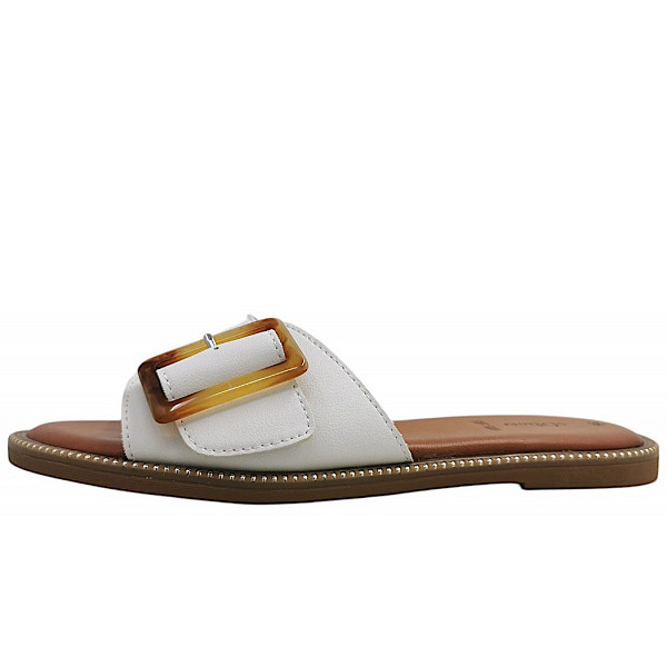 s.Oliver Pantolette WHITE 1A0