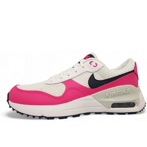 Nike Air Max System Laufschuh 110 Weiß Pink