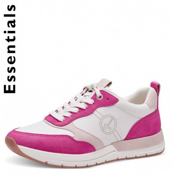 Tamaris Sneaker weiß-pink