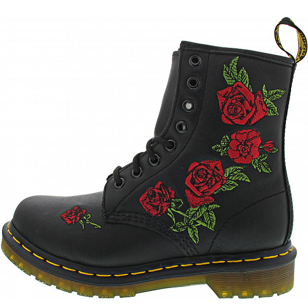 Dr. Martens 1460 Smooth Schnürstiefel black-floral