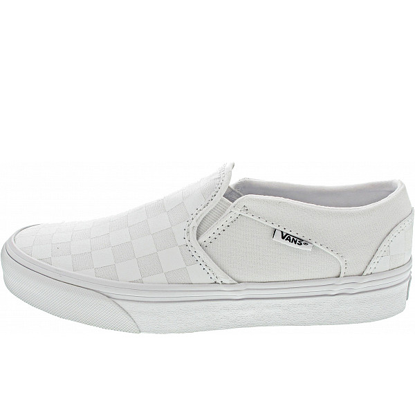 Vans Asher Slipper white - checkerboard