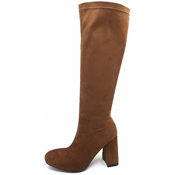 Xti Schaftstiefel camel