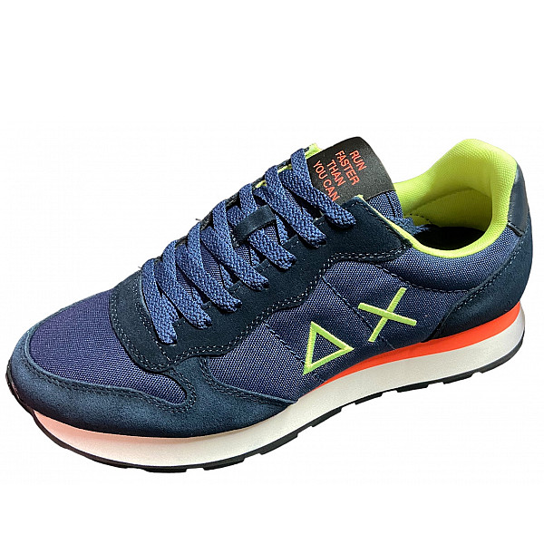 Sun68 Tom Fluo Sneaker blau