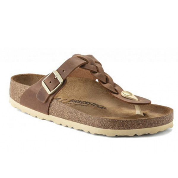 Birkenstock Gizeh Zehentrenner cognac