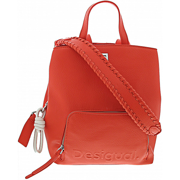 Desigual Back Half Logo 24 Sumy Rucksack mandarina