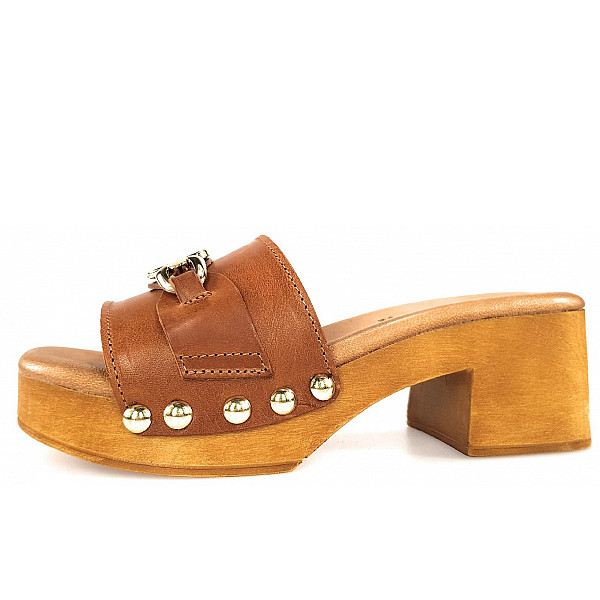 Sandro Rosi Pantolette Cuoio