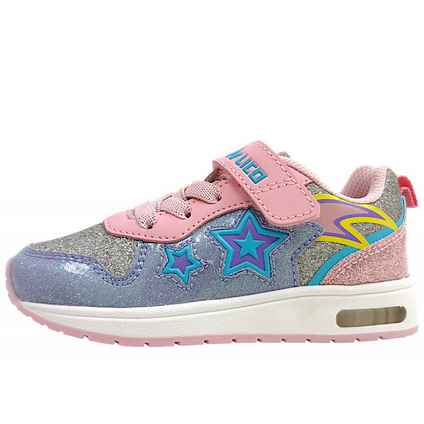 Lico Menami VS Klettschuh Rosa/Lila/Türkis